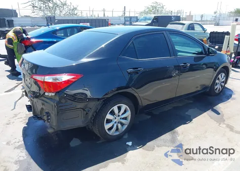 2016 Toyota Corolla Le z USA, uszkodzony, nr VIN 2T1BURHE8GC741448